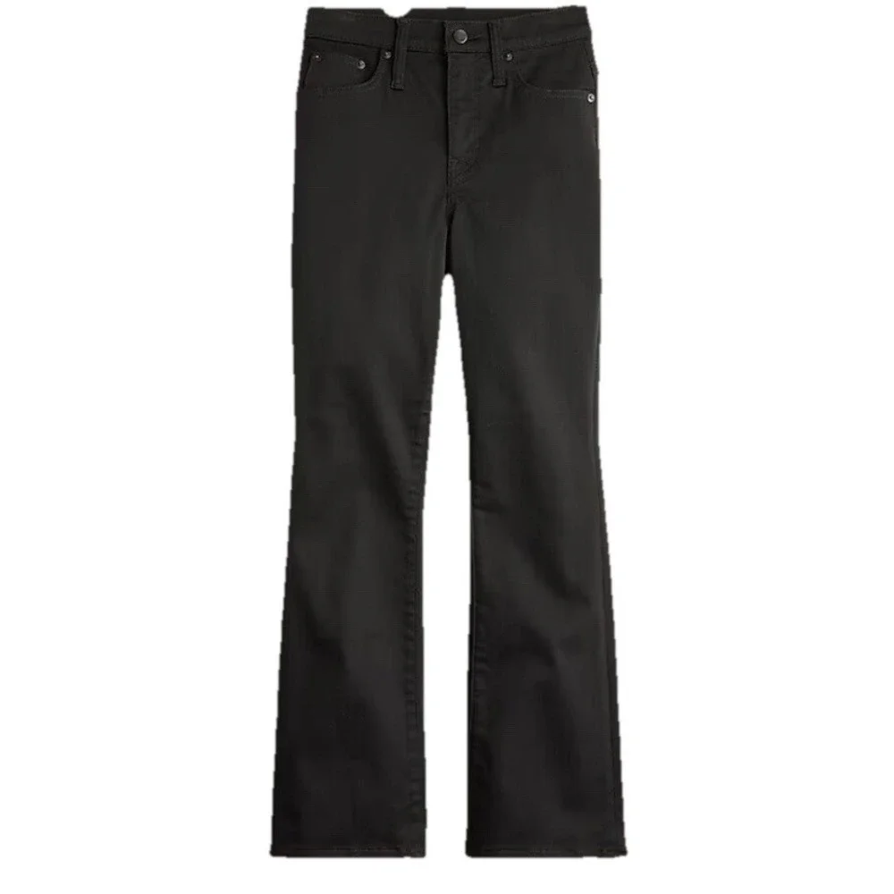J.Crew High Rise Flared Leg Bootcut Jeans Women's Plus Size 36 Black '03 CC512 - Picture 2 of 9